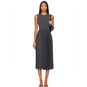 Theory Charcoal Sleeveless Maxi Dress